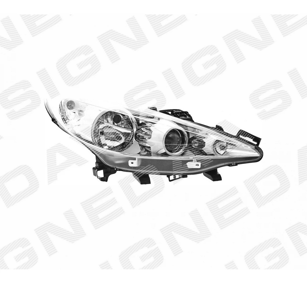 Передняя фара (правая) для Peugeot 207 Передняя фара (правая) для Peugeot 207