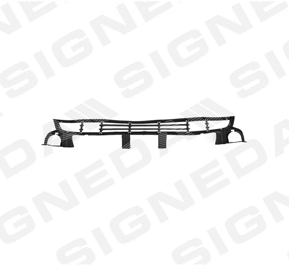 Решетка в передний бампер (центральная) для BMW 3 (E46)