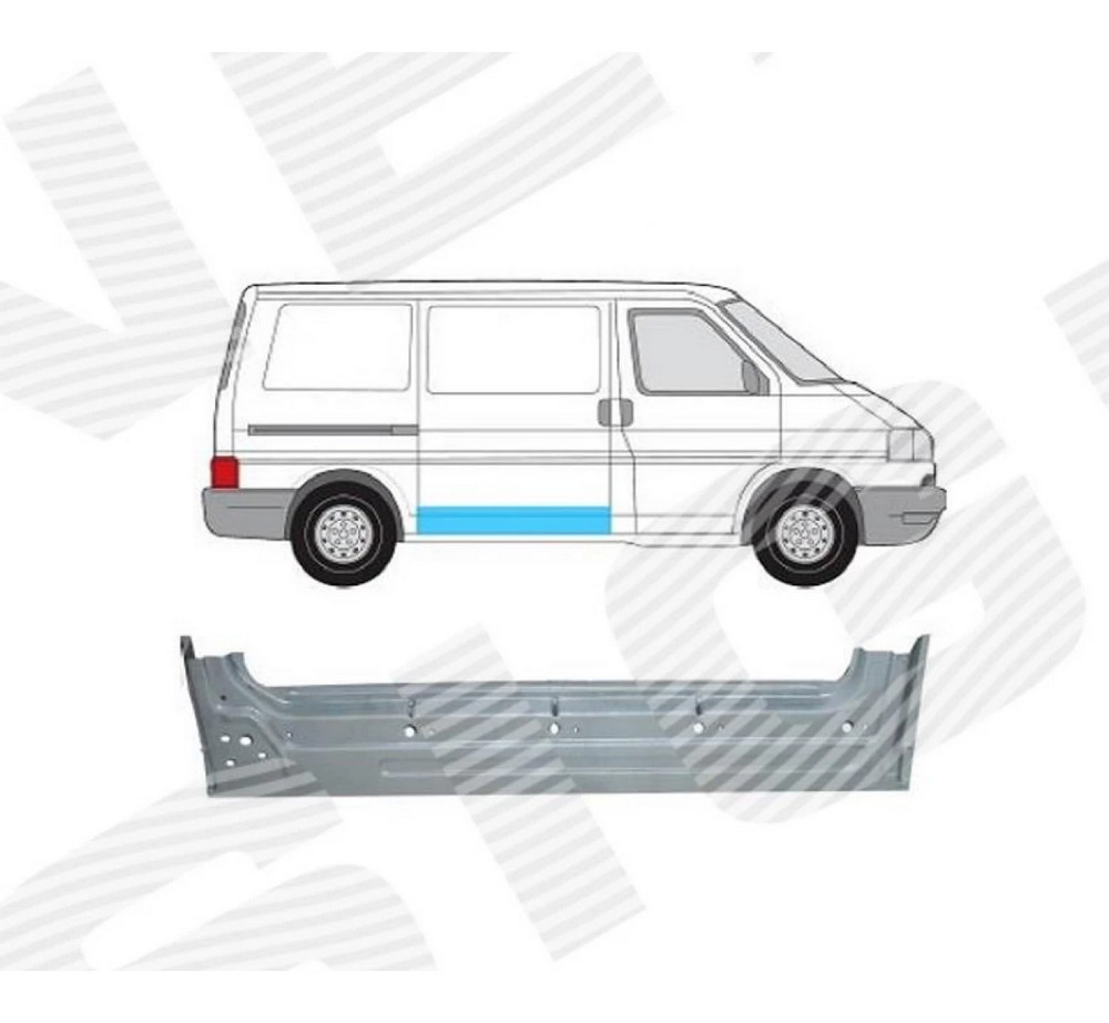 Железо двери для Volkswagen Caravelle IV