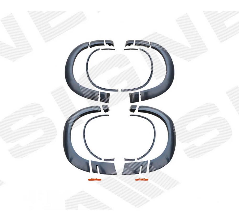 Накладки на арки (комплект) для Dodge Challenger