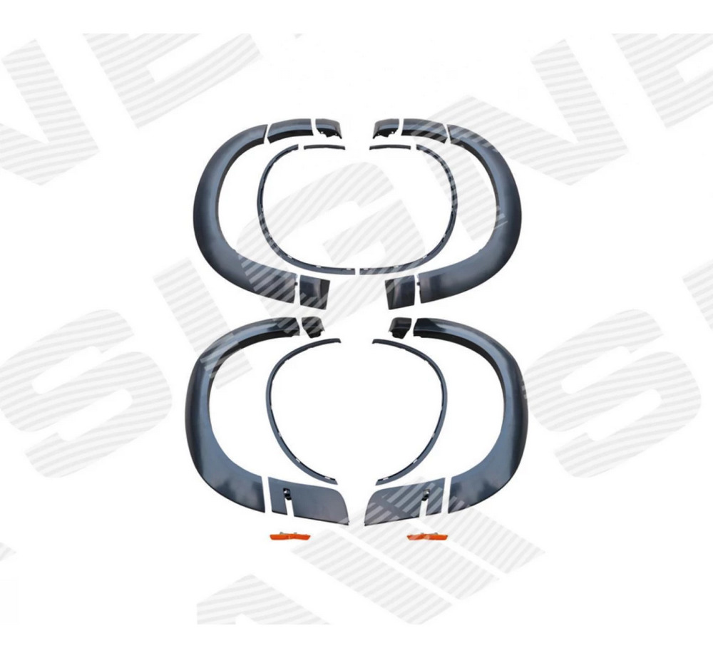 Накладки на арки (комплект) для Dodge Challenger