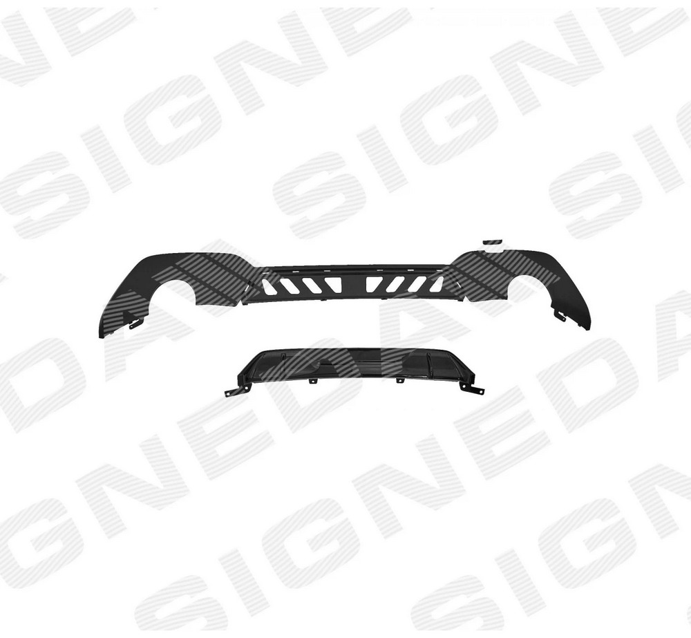 Спойлер бампера для BMW 3 (G20)