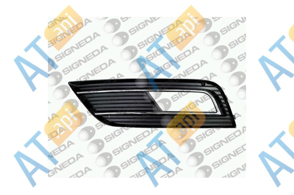 Решетка в бампер (левая) для Audi A4 (B8)