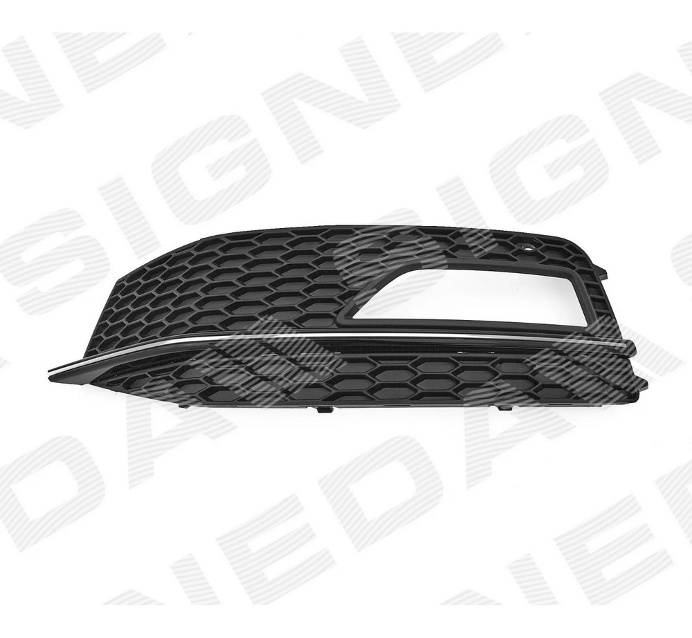 Решетка в бампер (левая) для Audi A4 (B8)