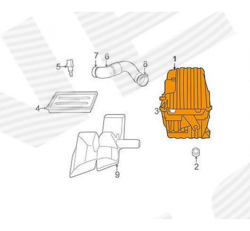 Корпус фильтра для Dodge Journey (JC)