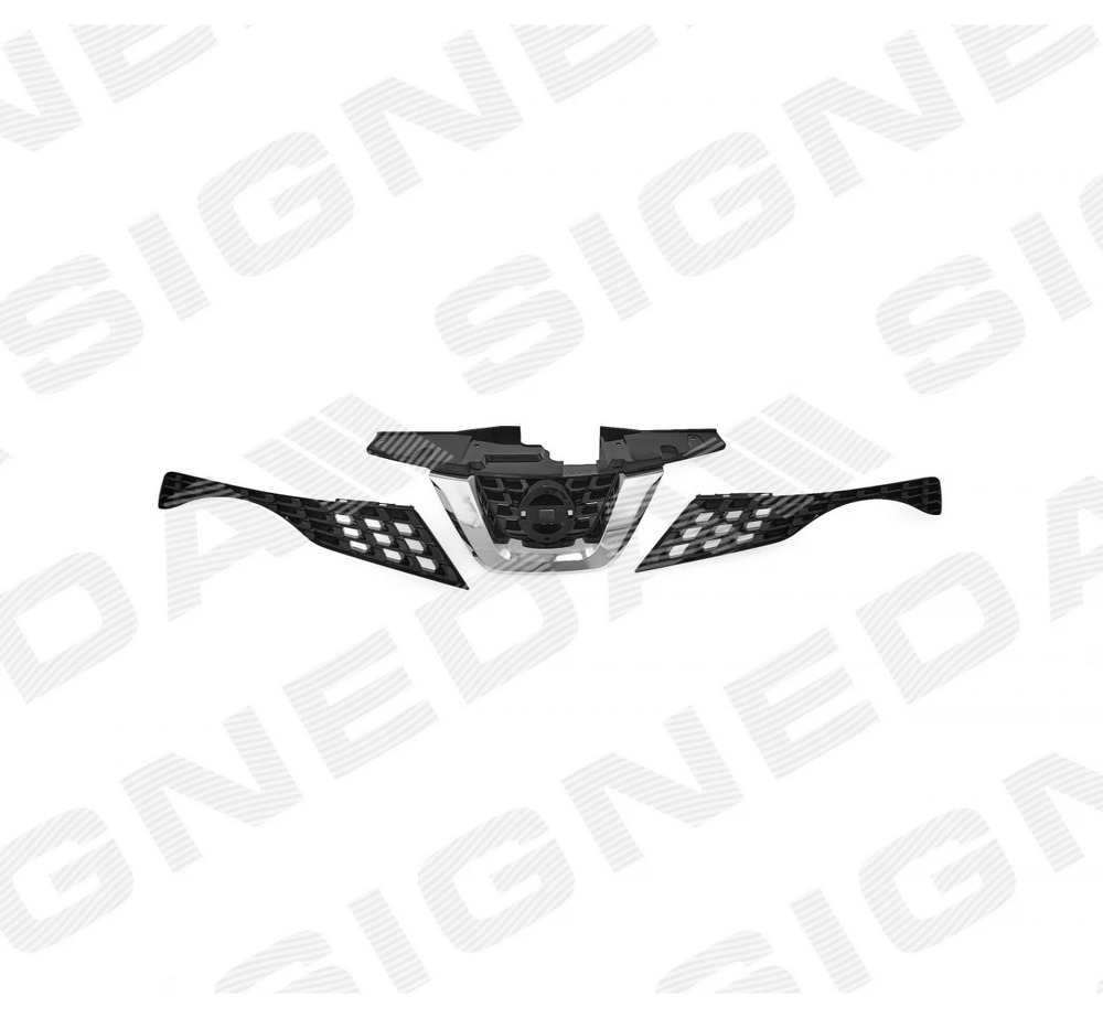 Решетка радиатора для Nissan Juke (YF15)