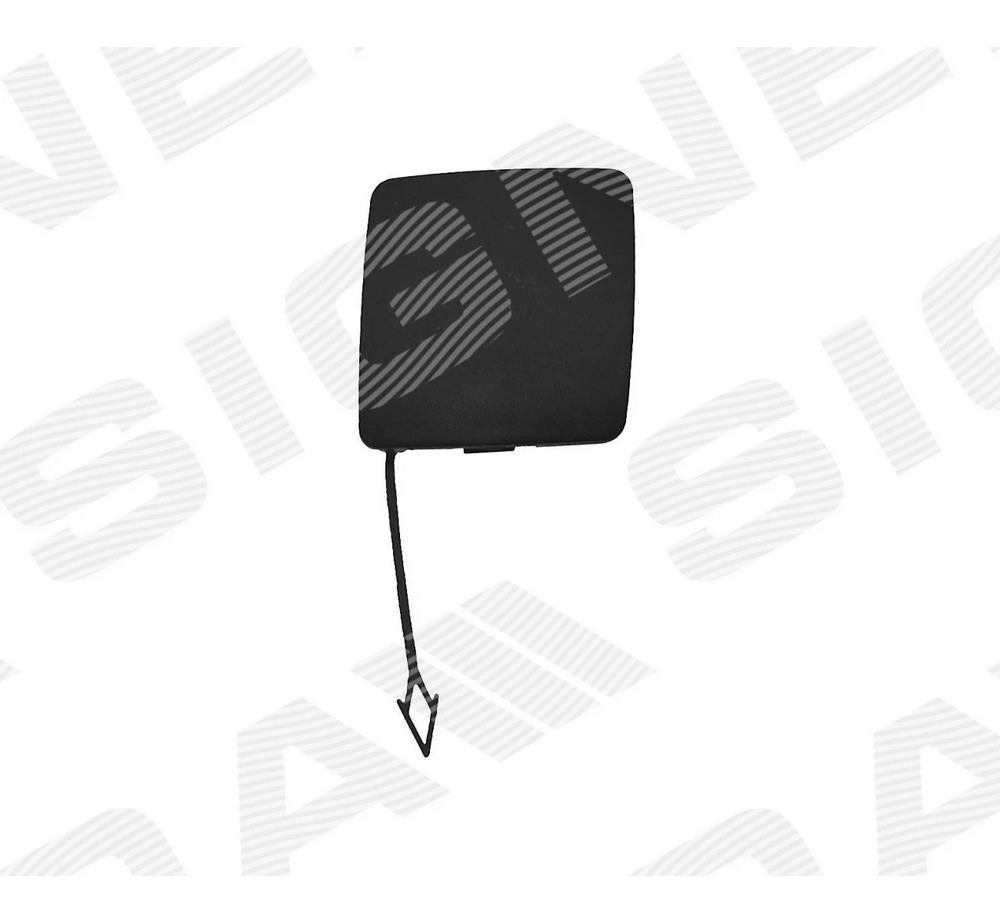 Заглушка крюка для Jeep Compass I (MK) Заглушка крюка для Jeep Compass I (MK)