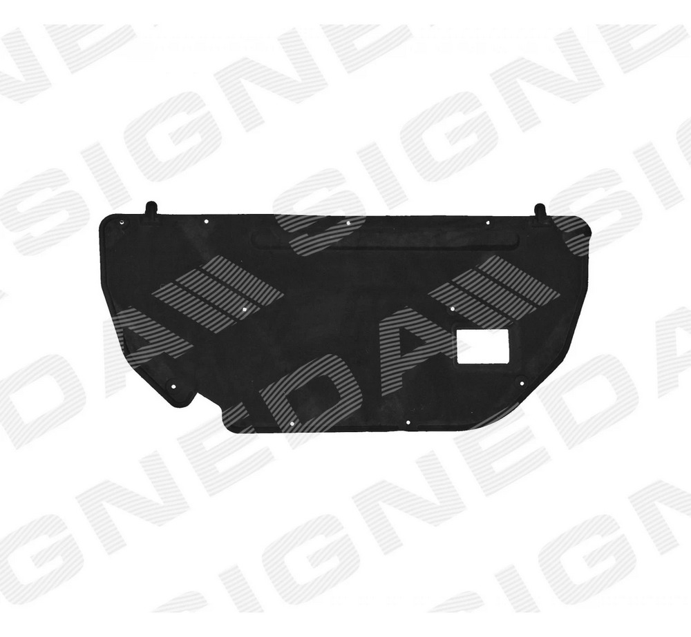 Шумоизоляция капота для Mazda 3 (BL)
