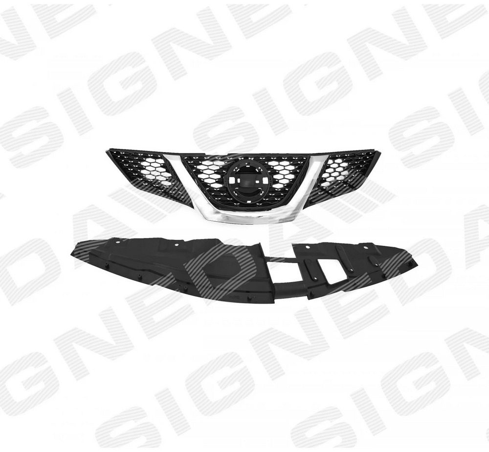 Решетка радиатора для Nissan Qashqai II (J11) Решетка радиатора для Nissan Qashqai II (J11)