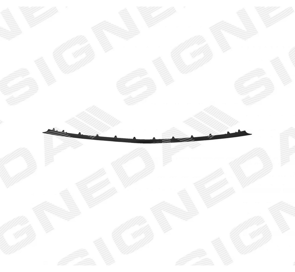 Молдинг на решетку в бампер (центральную) для Mercedes E (W211)